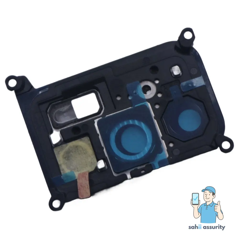 Camera Lens Glass with Frame for Realme X7 Max 5G Black thumbnail